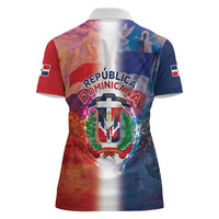 Dominican Republic Women Polo Shirt Happy Independence Day
