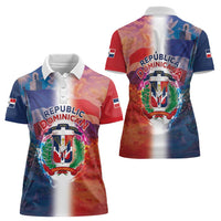 Dominican Republic Women Polo Shirt Happy Independence Day