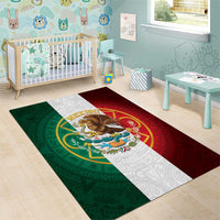 Mexico Aztec Area Rug Flag Style
