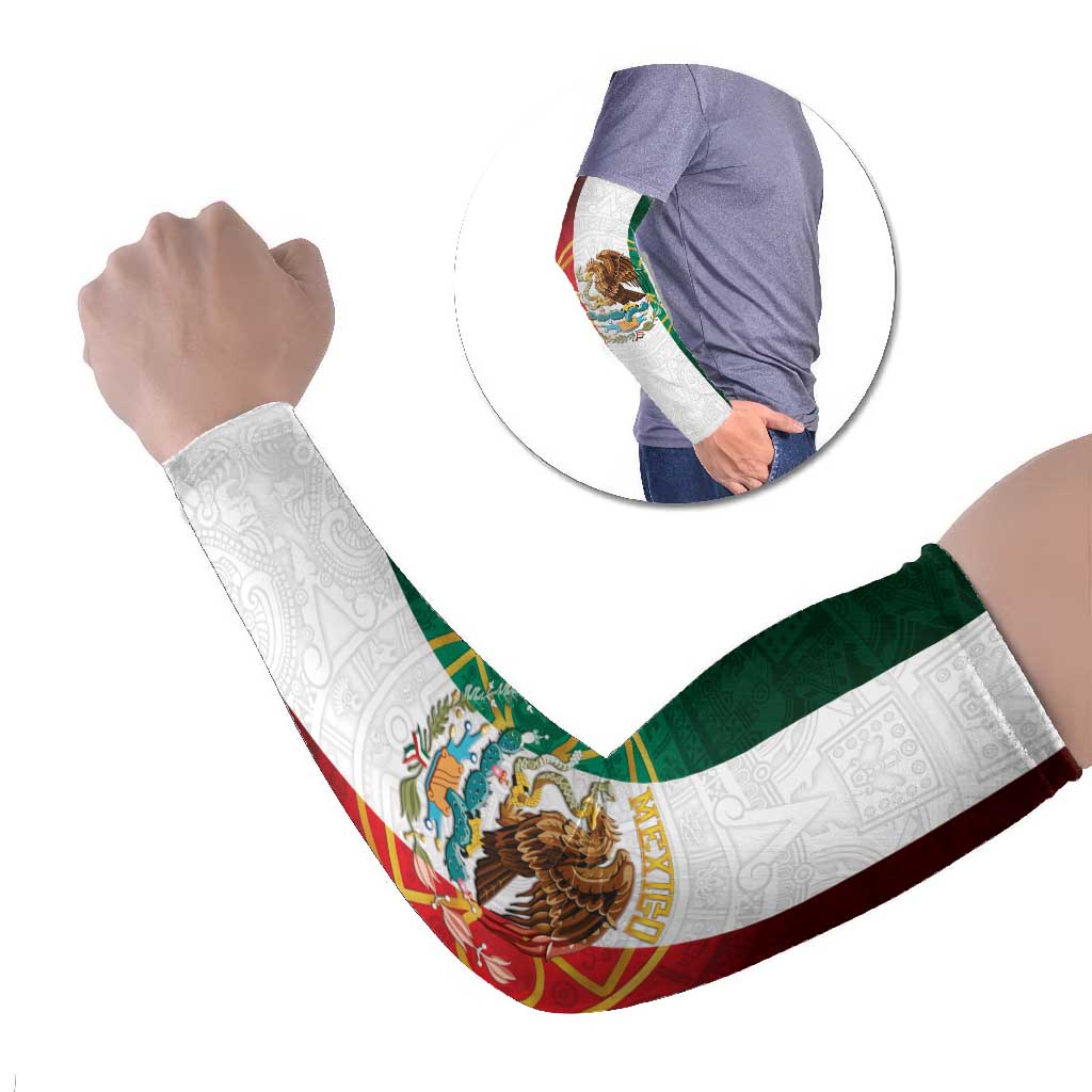 Mexico Aztec Arm Sleeves Flag Style
