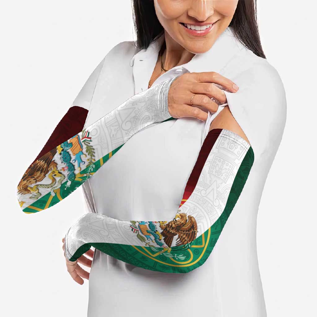 Mexico Aztec Arm Sleeves Flag Style
