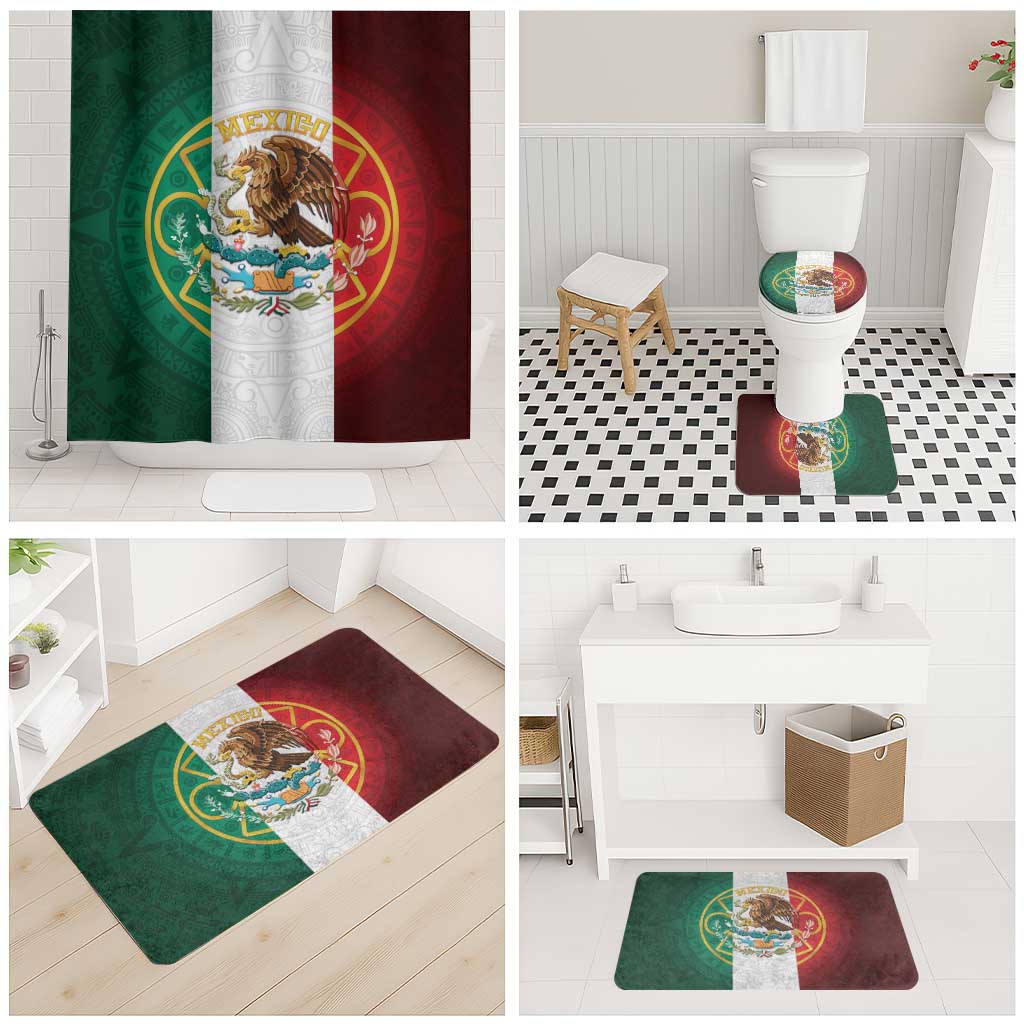 Mexico Aztec Bathroom Set Flag Style