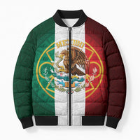 Mexico Aztec Bomber Puffer Jacket Flag Style