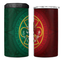 Mexico Aztec 4 in 1 Can Cooler Tumbler Flag Style