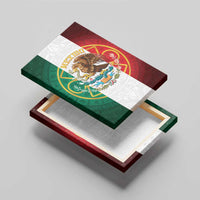 Mexico Aztec Canvas Wall Art Flag Style