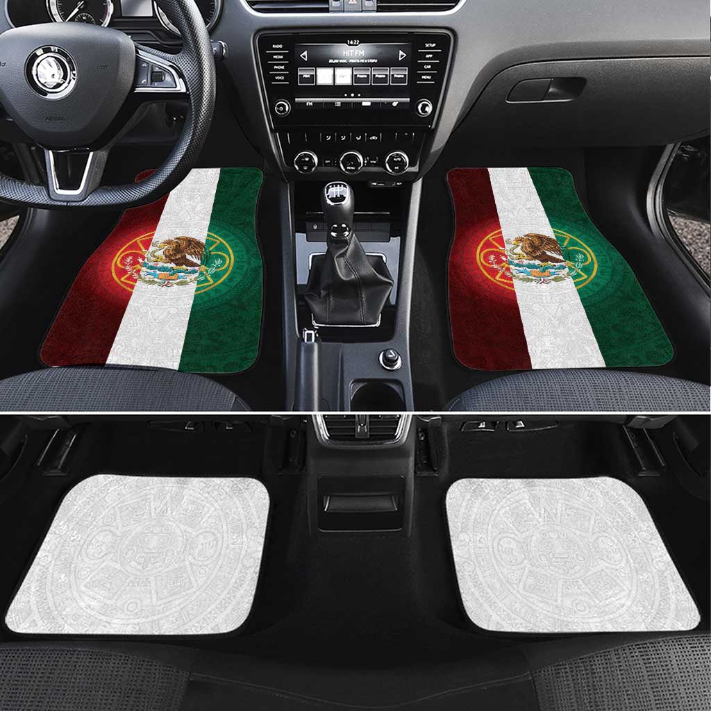 Mexico Aztec Car Mats Flag Style