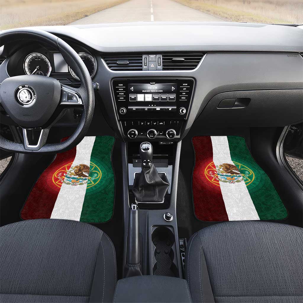 Mexico Aztec Car Mats Flag Style