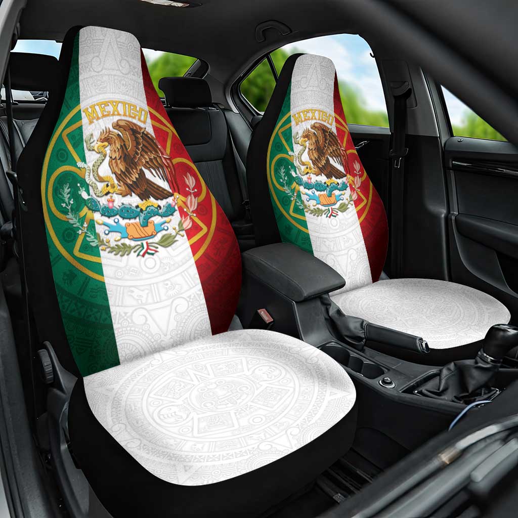 Mexico Aztec Car Seat Cover Flag Style