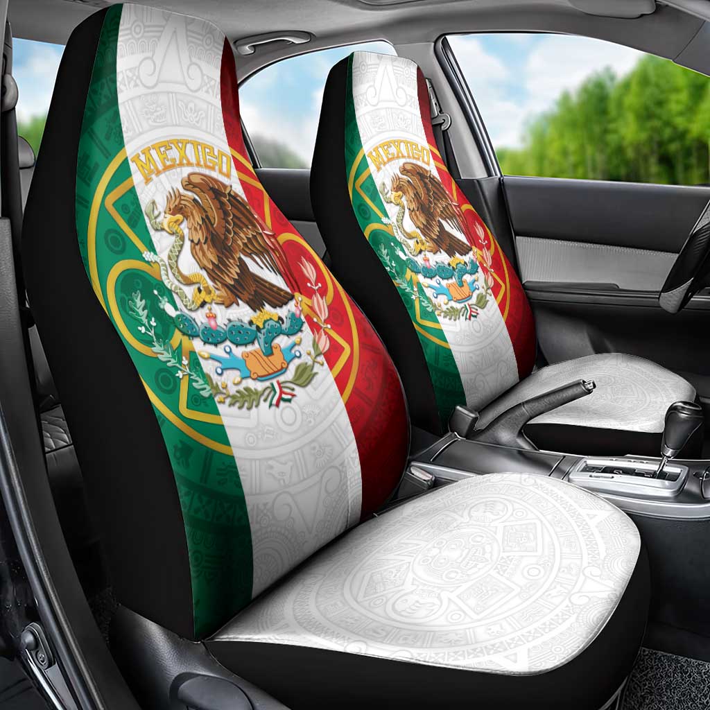 Mexico Aztec Car Seat Cover Flag Style