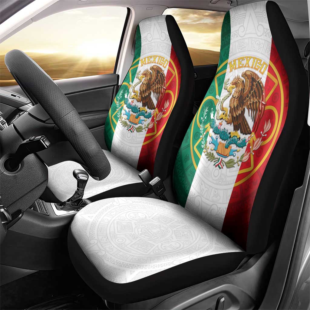 Mexico Aztec Car Seat Cover Flag Style