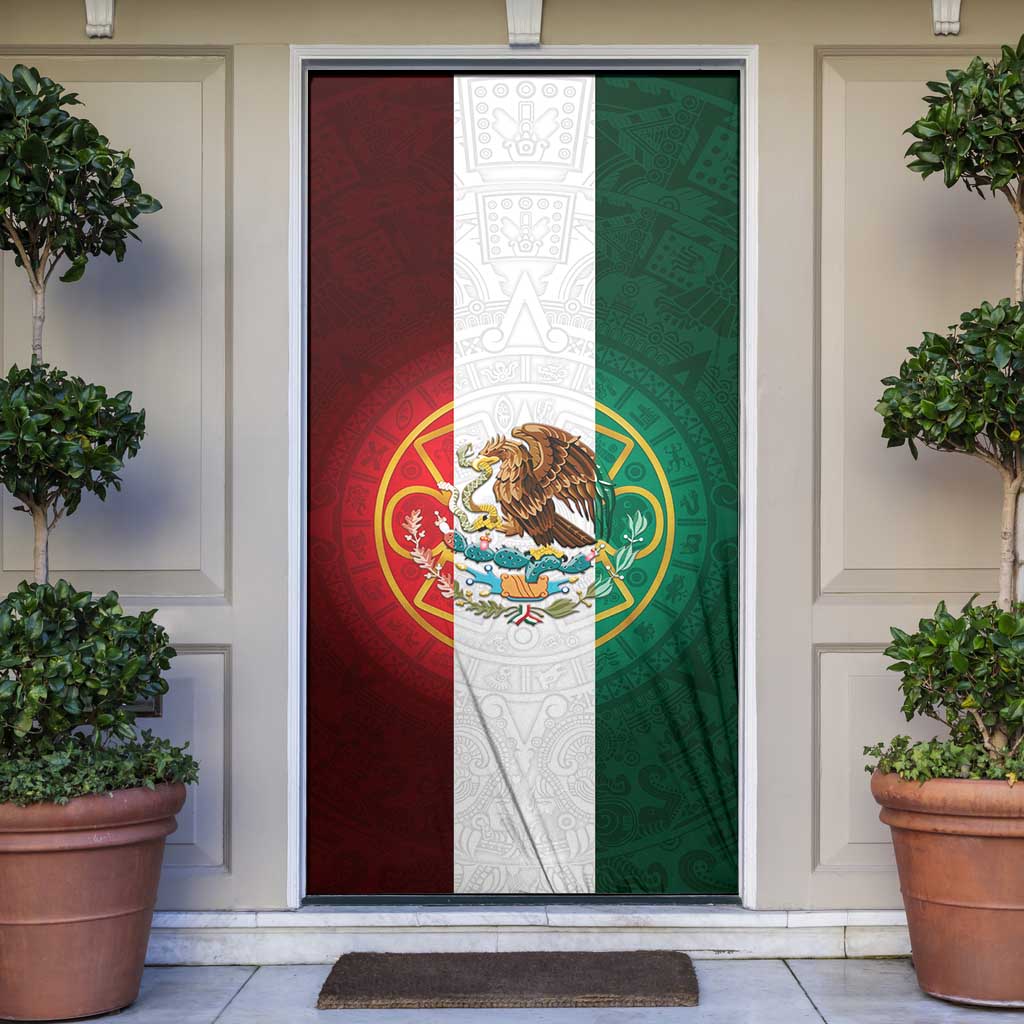 Mexico Aztec Door Cover Flag Style