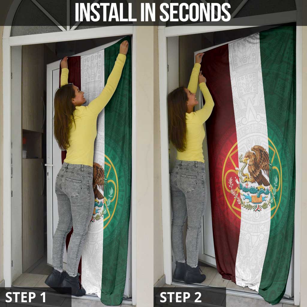 Mexico Aztec Door Cover Flag Style