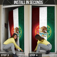 Mexico Aztec Door Cover Flag Style