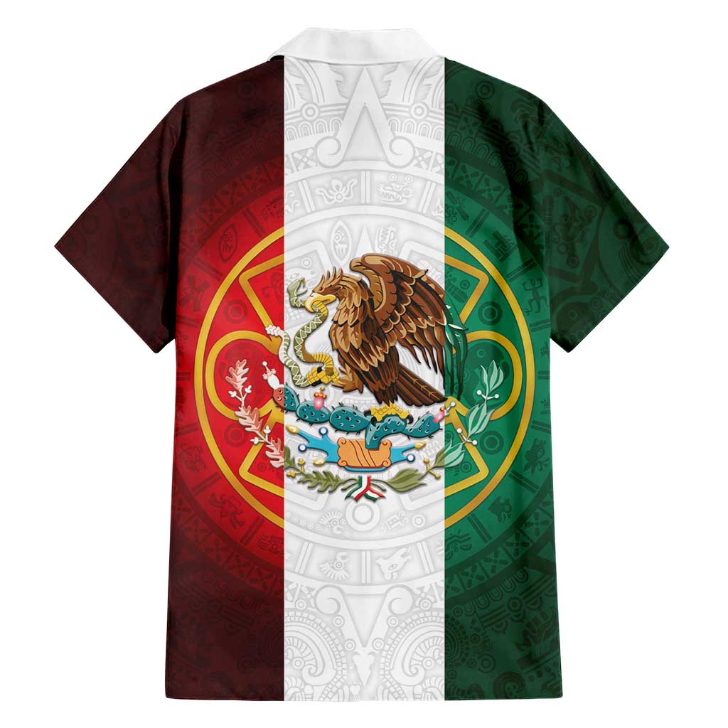 Mexico Aztec Hawaiian Shirt Flag Style