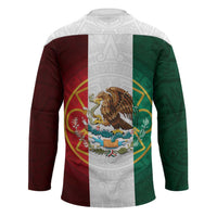 Mexico Aztec Hockey Jersey Flag Style