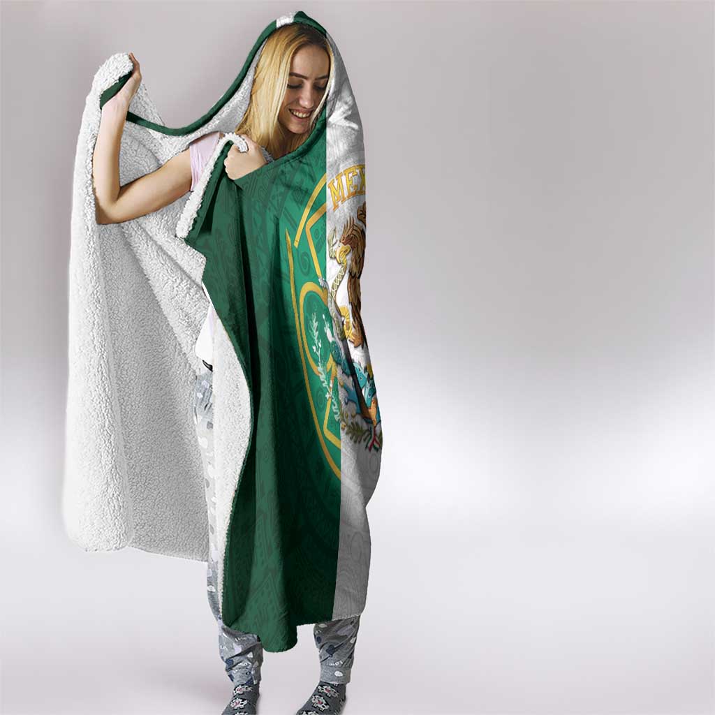 Mexico Aztec Hooded Blanket Flag Style