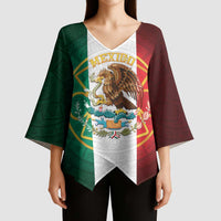 Mexico Aztec Kimono Sleeve Blouse Flag Style