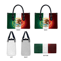 Mexico Aztec Leather Bag Flag Style