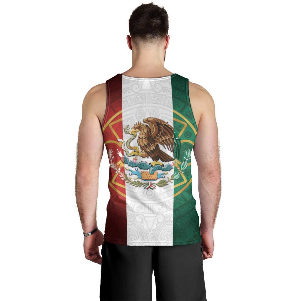 Mexico Aztec Men Tank Top Flag Style