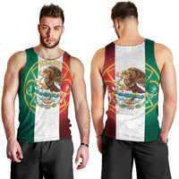 Mexico Aztec Men Tank Top Flag Style