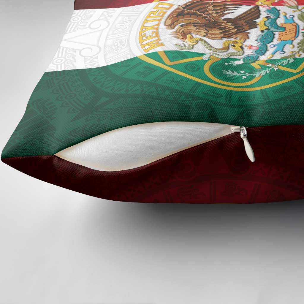Mexico Aztec Pillow Cover Flag Style