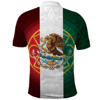 Mexico Aztec Polo Shirt Flag Style