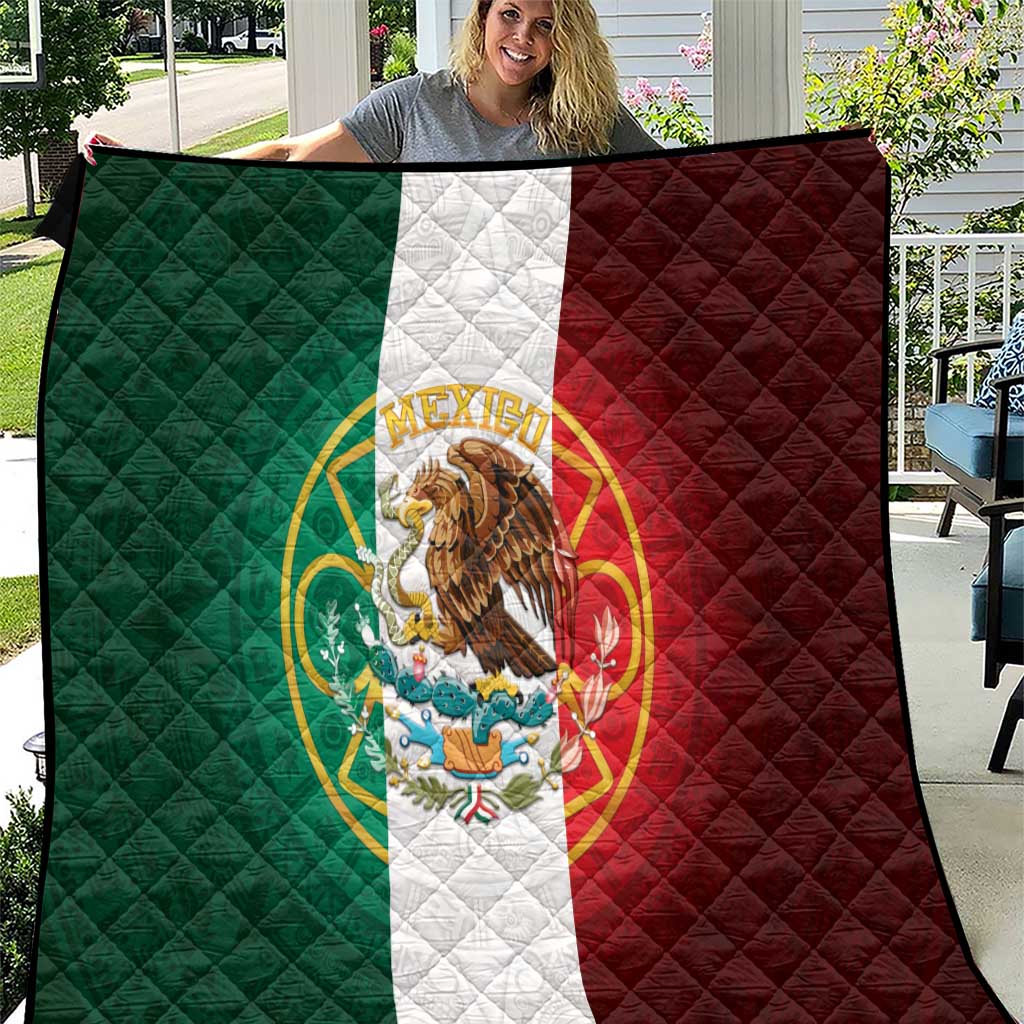 Mexico Aztec Quilt Flag Style