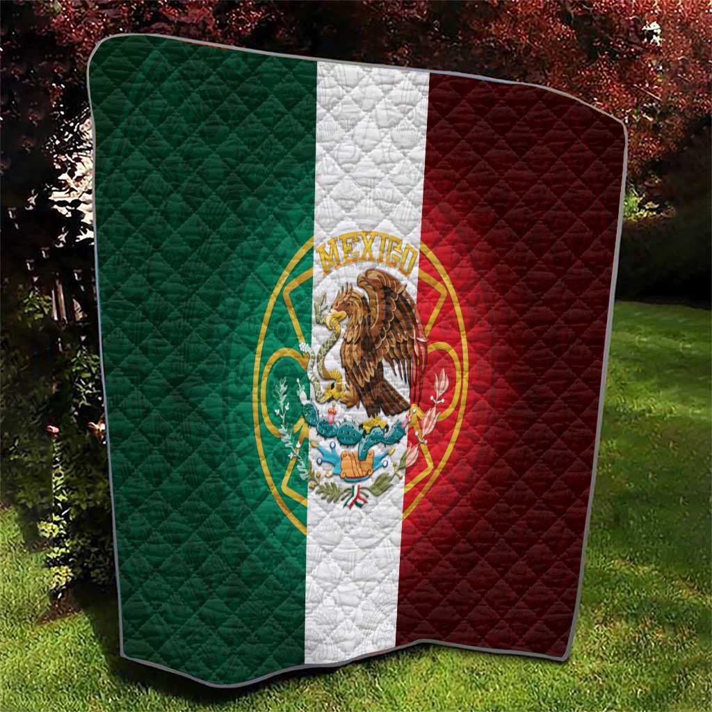 Mexico Aztec Quilt Flag Style