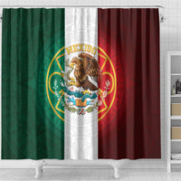 Mexico Aztec Shower Curtain Flag Style