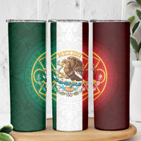 Mexico Aztec Skinny Tumbler Flag Style