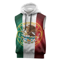 Mexico Aztec Sleeveless Hoodie Flag Style