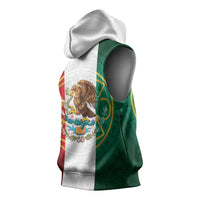 Mexico Aztec Sleeveless Hoodie Flag Style