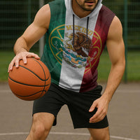 Mexico Aztec Sleeveless Hoodie Flag Style
