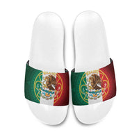 Mexico Aztec Slide Sandals Flag Style