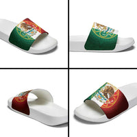 Mexico Aztec Slide Sandals Flag Style