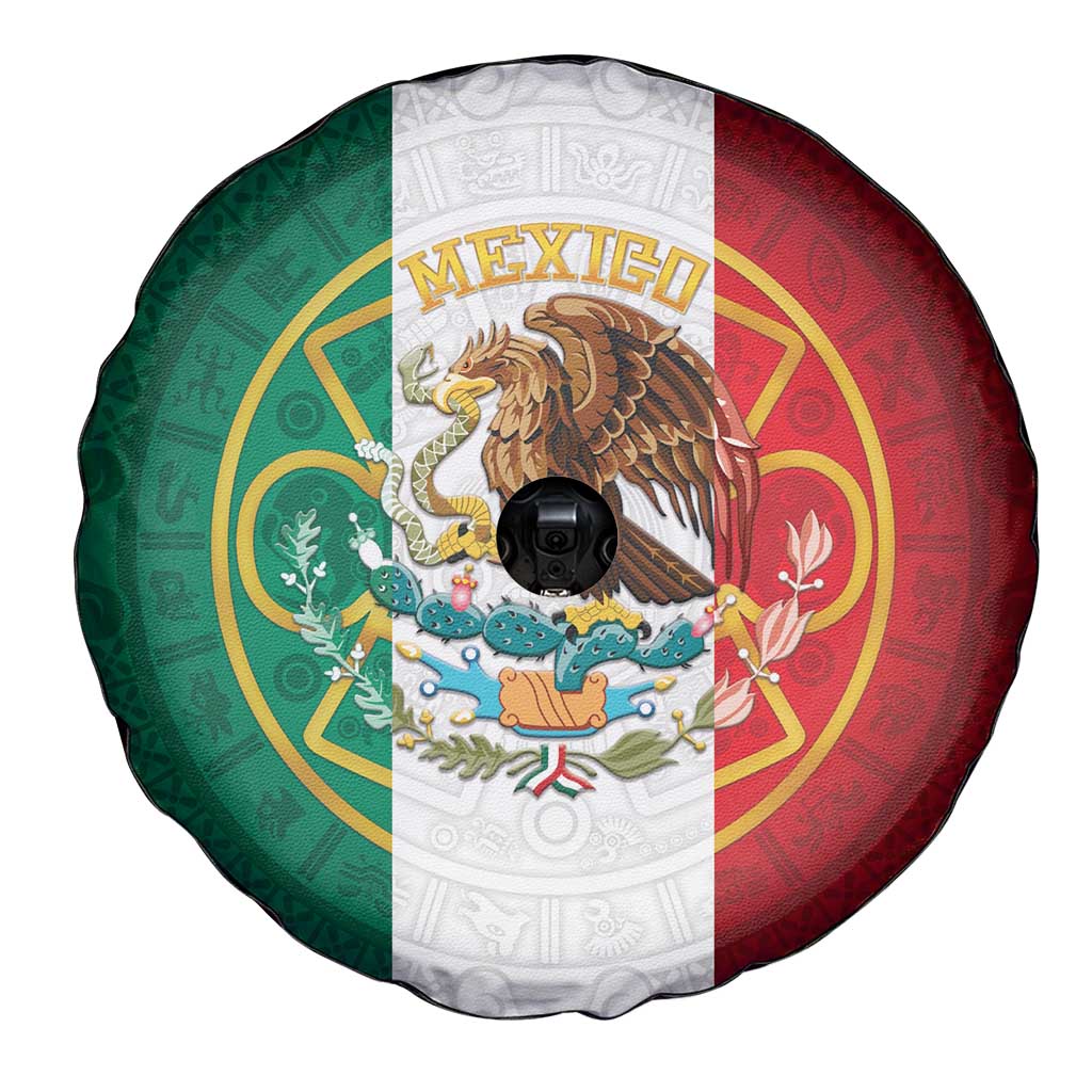 Mexico Aztec Spare Tire Cover Flag Style