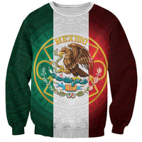 Mexico Aztec Sweatshirt Flag Style