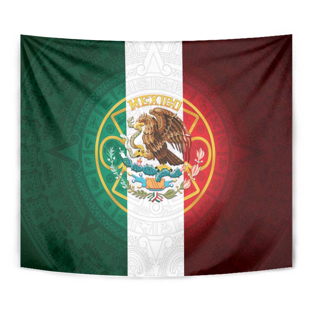 Mexico Aztec Tapestry Flag Style