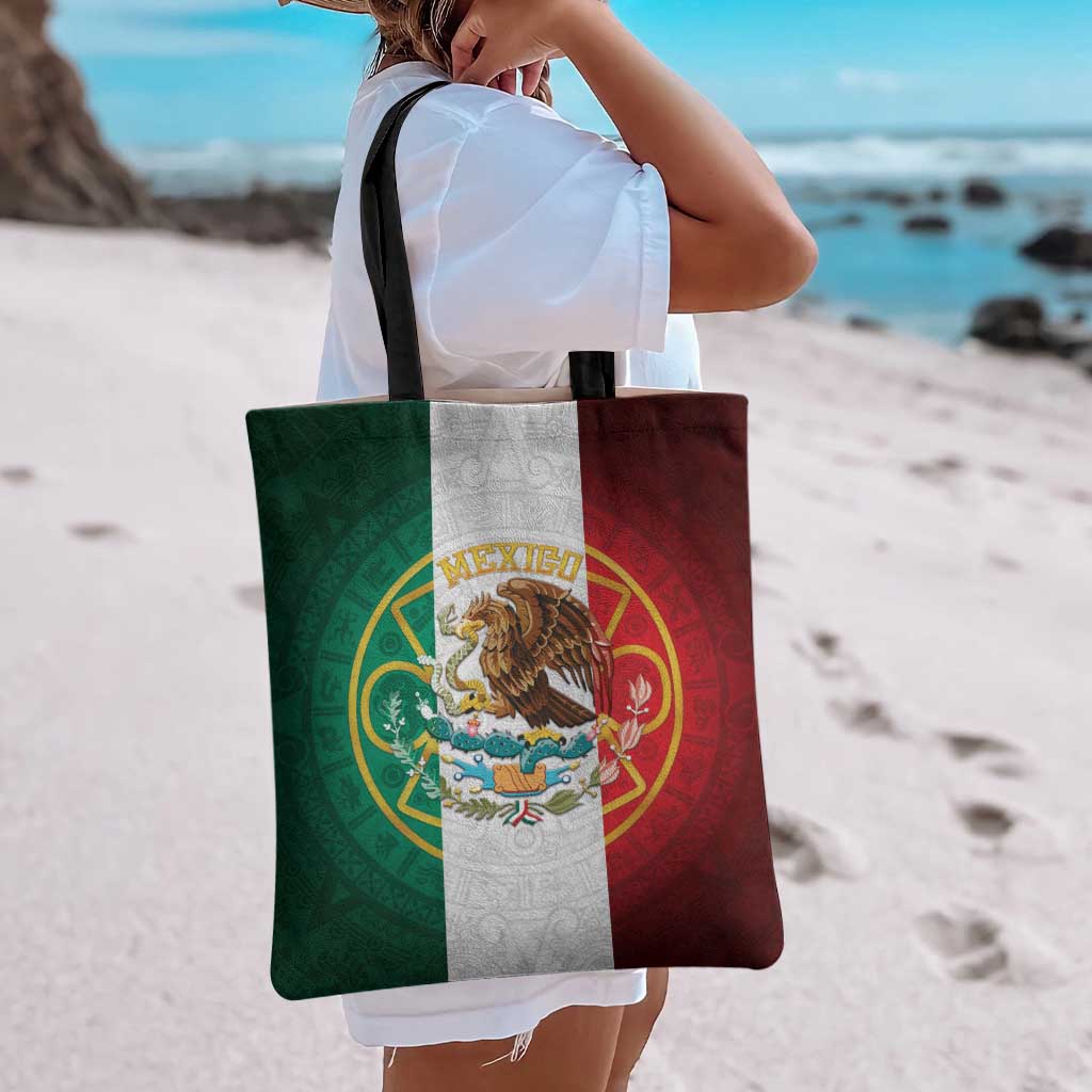 Mexico Aztec Tote Bag Flag Style