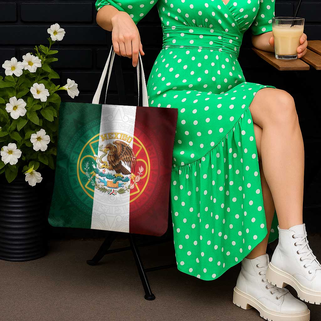Mexico Aztec Tote Bag Flag Style