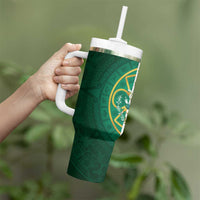 Mexico Aztec Tumbler With Handle Flag Style
