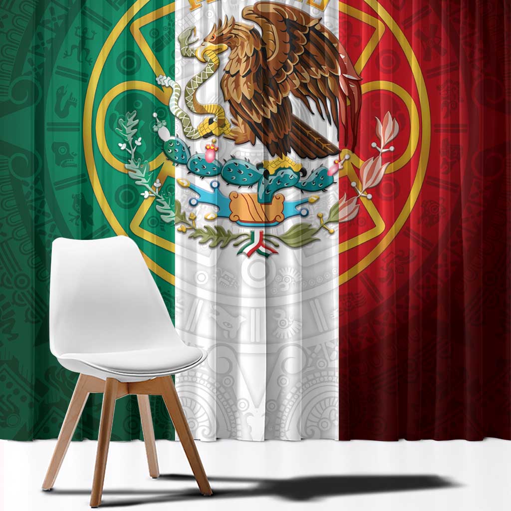 Mexico Aztec Window Curtain Flag Style