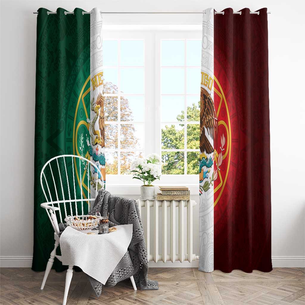 Mexico Aztec Window Curtain Flag Style