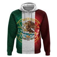 Mexico Aztec Zip Hoodie Flag Style