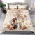 Kentucky 151st Anniversary Horse Racing Bedding Set Mint Julep Beige Version LT05
