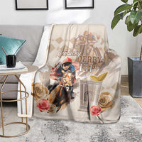 Kentucky 151st Anniversary Horse Racing Blanket Mint Julep Beige Version LT05