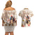 Personalized Kentucky 151st Anniversary Horse Racing Couples Matching Off Shoulder Short Dress and Hawaiian Shirt Mint Julep Beige Version LT05