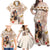 Personalized Kentucky 151st Anniversary Horse Racing Family Matching Off Shoulder Maxi Dress and Hawaiian Shirt Mint Julep Beige Version LT05