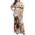 Personalized Kentucky 151st Anniversary Horse Racing Family Matching Off Shoulder Maxi Dress and Hawaiian Shirt Mint Julep Beige Version LT05