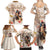 Personalized Kentucky 151st Anniversary Horse Racing Family Matching Summer Maxi Dress and Hawaiian Shirt Mint Julep Beige Version LT05